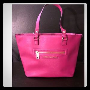 Juicy Couture pink Sophia leather tote